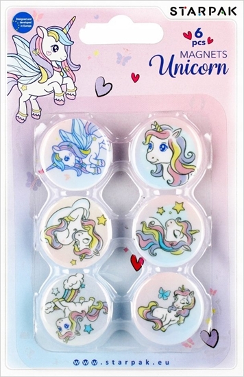 Picture of Starpak MAGNES KOL UNICORN 30MM OP6SZT STK B/C24/144