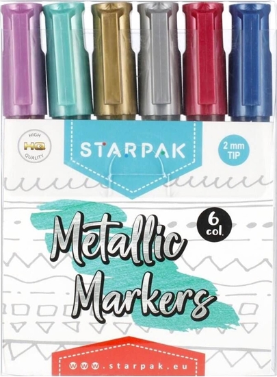 Picture of Starpak MARKER METALC 6KOL OKR STK WB 12/72