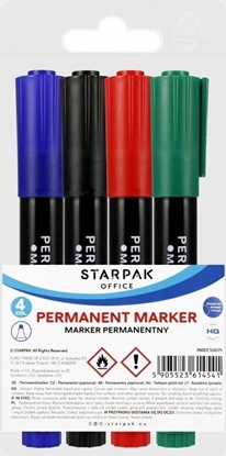 Attēls no Starpak MARKER PERMAN OKR 4KOL STK ETUI 1/30