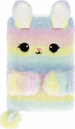 Attēls no Starpak NOTES PLUSZ A5 RABBIT PASTEL STK PB 24/48