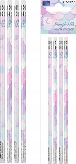 Picture of Starpak OLOWEK Z GUM HB MERMAID STK PBH OP4 36/432