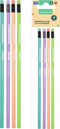 Attēls no Starpak OLOWEK Z GUM HB TRJ PASTEL STK PBH OP4 36/432
