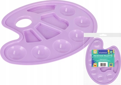 Attēls no Starpak PALETA DO FARB OWAL PASTEL FIOLET STK PBH 1/20