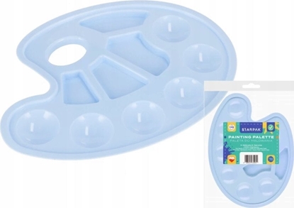 Attēls no Starpak PALETA DO FARB OWAL PASTEL NIEB STK PBH 1/20