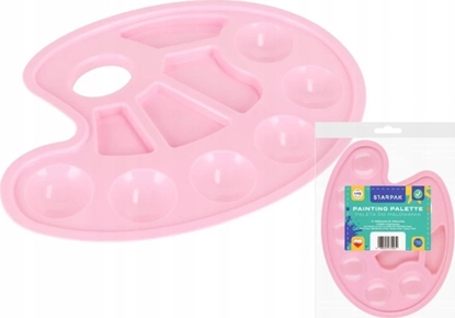 Attēls no Starpak PALETA DO FARB OWAL PASTEL ROZ STK PBH 1/20