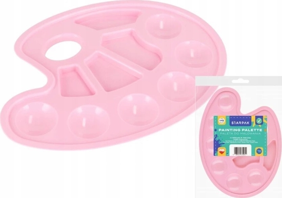 Picture of Starpak PALETA DO FARB OWAL PASTEL ROZ STK PBH 1/20