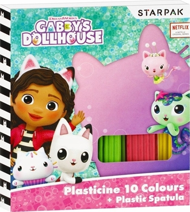 Attēls no Starpak PLASTELINA 10KOL FALISTA SZP GABBY S STK PUD1/40