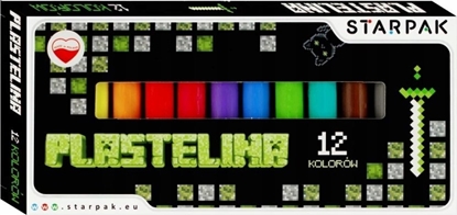 Attēls no Starpak PLASTELINA 12KOL PIXEL GAME1 STK PUD 1/40