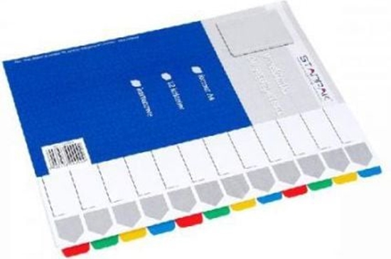 Picture of Starpak Przekadki kartonowe A412 kolorów (179874)