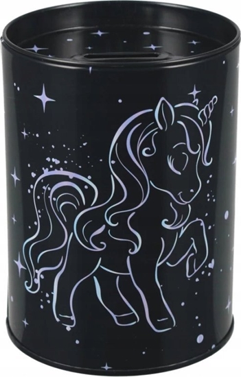 Picture of Starpak SKARBONKA MET OKR UNICORN HOLO STK PB 6/24