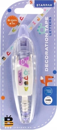 Picture of Starpak TASMA DEKOR SPRZYL LITERKI 6MM/4M B/C 12/432 PG