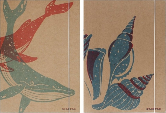 Picture of Starpak TECZKA Z GUMKA PAP A4 ECO SEA KOL STK FOL10/100