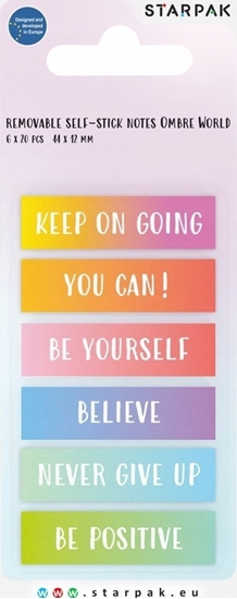 Picture of Starpak ZAKLADKA IND 44X12/20K 6KOL OMBRE STK B/C24/840