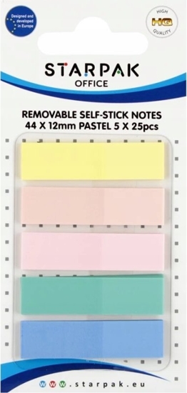 Picture of Starpak ZAKLADKA IND 44X12MM5X25K PAST OFFSTK B/C24/1008