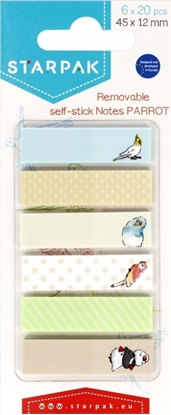 Picture of Starpak ZAKLADKA IND 45X12/20K 6KOL PAPUGA STK FOL12/240