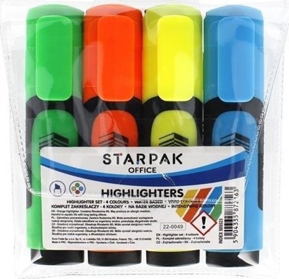 Picture of Starpak ZAKRESLACZ 4KOL MIX1 STK ETUI 12/192