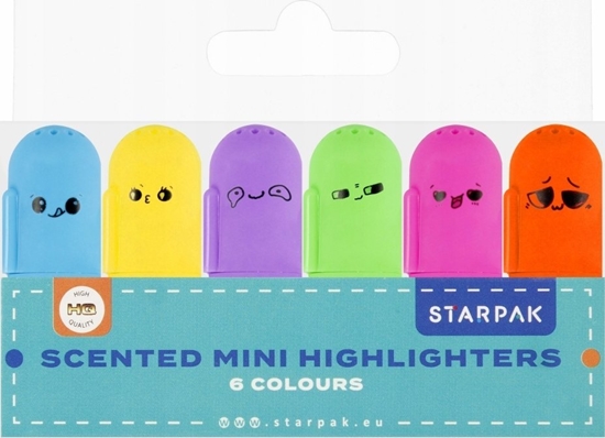 Picture of Starpak ZAKRESLACZ MINI ZAPACH 6KOL STK PBH 12/144