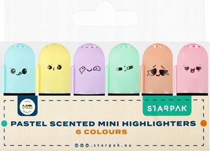 Picture of Starpak ZAKRESLACZ MINI ZAPACH PAST 6KOL STK 12/144 WB