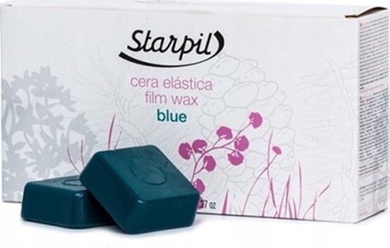 Изображение Starpil Film Blue Wax Wosk Twardy I Elastyczny Z Polimerami Kostki 1kg