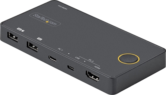 Изображение StarTech 2 PORT HYBRID USB-C KVM SWITCH 2 PORT HYBRID USB-C KVM SWITCH