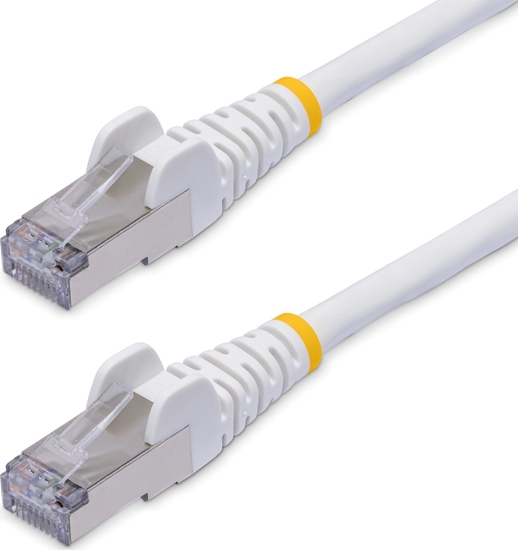 Picture of StarTech 10m White CAT8 Ethernet Cable, Snagless, S/FTP, 25G/40G - Kabel do naprawy - RJ-45 (M) do RJ-45 (M) - 10 m - 5.6 mm - S/FTP - CAT 5/5e/6/6a/8 - IEEE 802.3bt/IEEE 802.3ba - biay