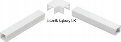 Picture of STASISKI Osprzt do listew elektroinstalacyjnych, cznik ktowy BIAY LK 20x14 (1szt.)