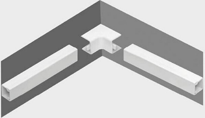 Picture of STASISKI Osprzt do listew elektroinstalacyjnych, naronik wewntrzny BIAY NW 20x14 (1szt.)