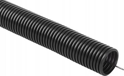 Picture of STASISKI Rura instalacyjna gitka karbowana, peszel PVC, UV, 320N z pilotem 25/21 25m