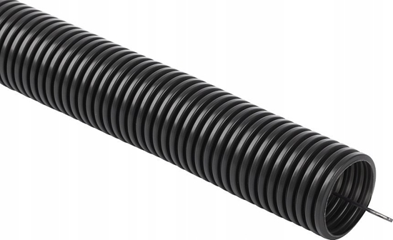 Изображение STASISKI Rura instalacyjna gitka karbowana, peszel PVC, UV, 320N z pilotem 32/26 50m