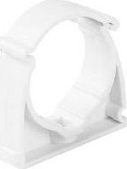 Изображение STASISKI Uchwyt do rur elektroinstalacyjnych zamykany BIAY UZE-20 (PACZKA 100szt.)