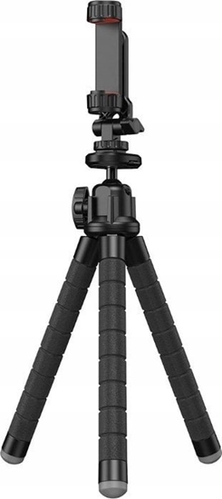 Picture of Statyw Apexel Gitki Statyw Elastyczny 3w1 Uchwyt Pilot Bluetooth Do Telefonu Smartfona / Aparatu Dslr / Kamery Gopro Sjcam Xiaomi Dji Insta360 / Apl-jj025