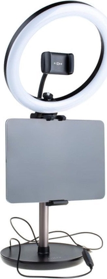 Picture of Statyw Fixed Statyw z lampk LED Ring - , ruba 1/4", uchwytem i sterowaniem na przewodzie USB czarny