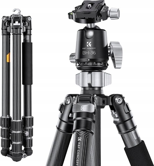 Picture of Statyw Kf Statyw Foto Video 172cm 16kg Monopod Poliwglan Gowica Bh-36 / K&f / X284c4 / Kf09.117