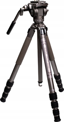 Picture of Statyw Sirui Pilot Series Alu Tripod GT04+GT5 Videohead Grey