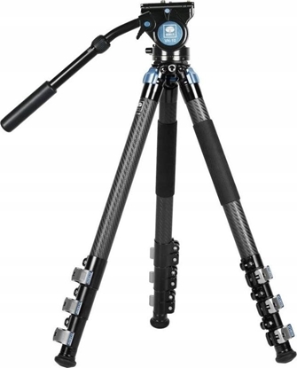 Picture of Statyw Sirui Sirui Carbon Fiber Tripod Kit with VideoHead L-324F + VH-10