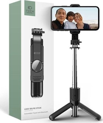 Attēls no Statyw Tech-Protect Kijek do selfie Tech-protect L02S Wireless Selfie Stick Tripod Black