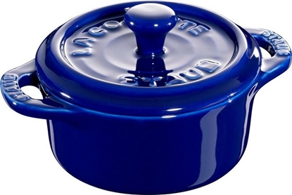 Picture of Staub Mini Cocotte Round - 200 ml  Blue