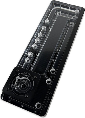 Attēls no Stealkey Customs Stealkey Customs SK-UNI 360D Distroplate D-RGB Black Edition