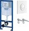 Picture of Stela Grohe WC koplektas Grohe Rapid SL 3in1 su mygtuku Skate Air 38722001