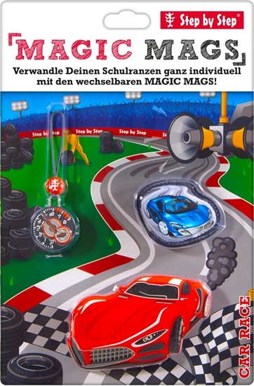 Изображение Step by Step STEP BY STEP ZESTAW ELEMENTÓW WYMIENNYCH MAGIC MAGS "CAR RACE" DO MODELU GRADE I KID