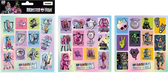 Picture of STICKERBOO NAKLEJ MONSTER HIGH 205X160 3SZT STK PBH1/1000