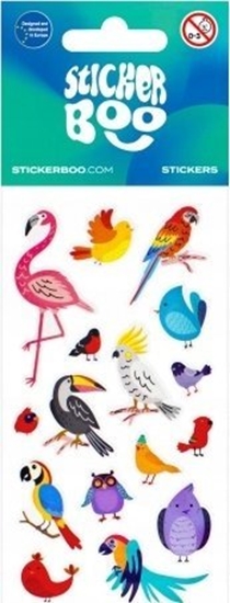 Picture of STICKERBOO Naklejki STICKER BOO Ptaszki 1 mix