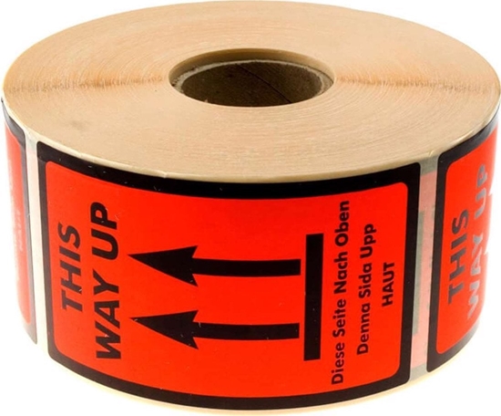 Picture of Stickn Etiketter selvkl. tryk: This Way Up 120x70mm 1000stk/rul - (1000 stk.)