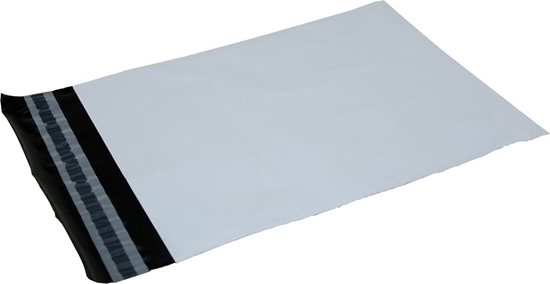 Picture of Stickn Forsendelsespose propac, 400 x 600 mm, hvid med hank, pakke a 100 stk.