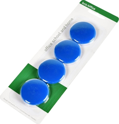 Attēls no Stickn Magneter bnt blå Ø40mm blister 4stk/pak - (4 stk.)