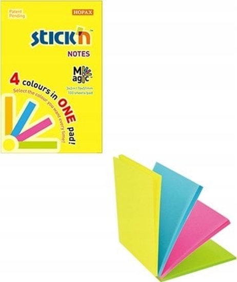 Picture of Stickn Notes samoprzylepny 51x76mm neon mix 100K