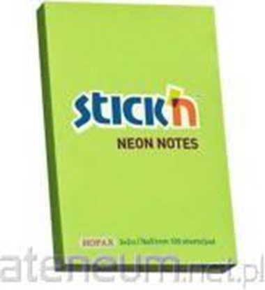 Attēls no Stickn Notes samoprzylepny zielony neon (241313)