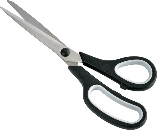 Picture of Stickn Saks bnt/Office sort/grå 215mm blad: 115mm soft gummigreb