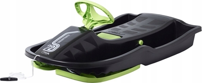 Picture of Stiga STIGA SNOWPOWER black/green sled with handle ST7122-19