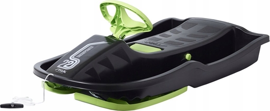 Picture of Stiga STIGA SNOWPOWER black/green sled with handle ST7122-19